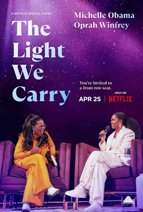 Poster phim Ánh sáng ta mang: Michelle Obama và Oprah Winfrey trên Phim Mới