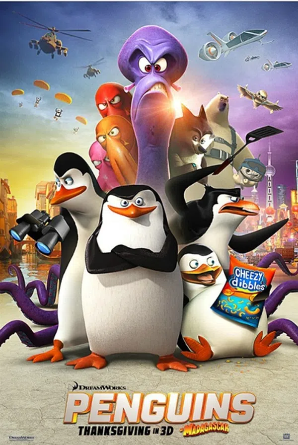 Poster phim Biệt đội cánh cụt vùng Madagascar trên Phim Mới