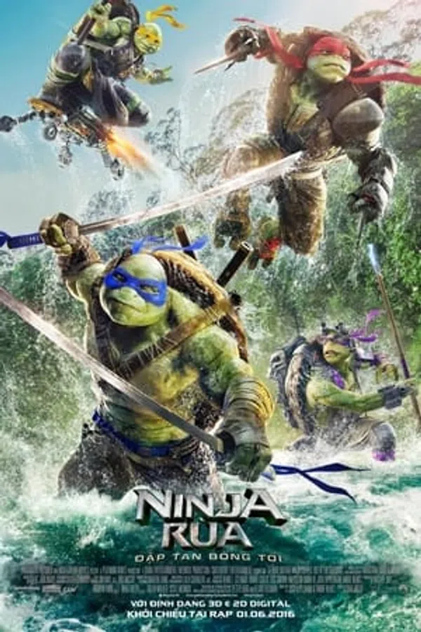 Poster phim Ninja Rùa: Đập Tan Bóng Tối trên Phim Mới
